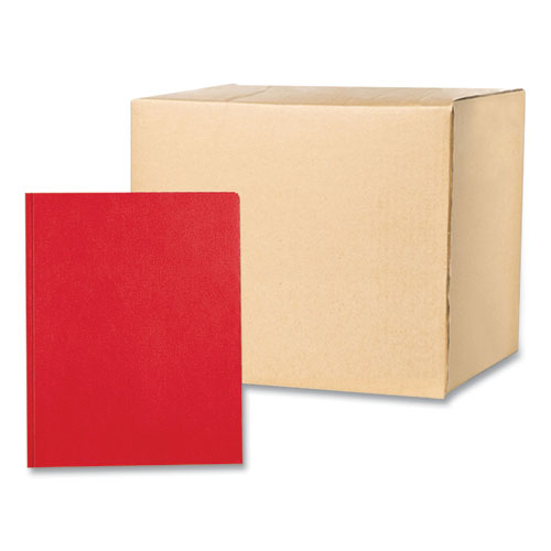 Roaring Spring Pocket Folder With 3 Fasteners 0.5" Capacity 11x8.5 Red 25/box 10 Boxes/Case