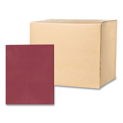 Roaring Spring Pocket Folder 0.5" Capacity 11x8.5 Scarlet 25/box 10 Boxes/Case