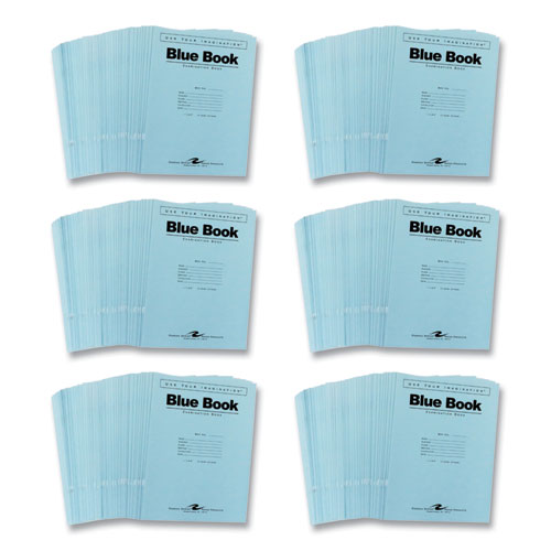 Roaring Spring Examination Blue Book Wide/legal Rule Blue Cover (12) 11x8.5 Sheets 300/Case