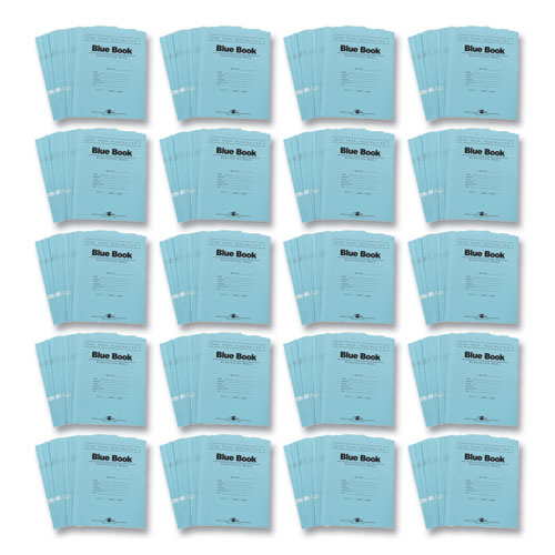 Roaring Spring Examination Blue Book Wide/legal Rule Blue Cover (6) 8.5x7 Sheets 1000/Case