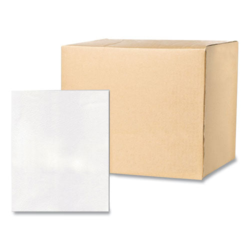 Roaring Spring Pocket Folder 0.5" Capacity 11x8.5 White 25/box 10 Boxes/Case
