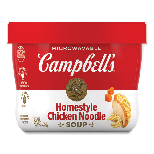 Campbell's Homestyle Chicken Noodle Bowl 15.4 Oz 8/Case
