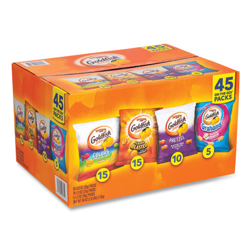 Pepperidge Farm Goldfish Sweet And Savory Variety Pack Assorted Flavors 45/Case