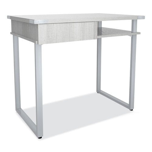 Safco Mirella Soho Desk With Drawer 36.25"x22.25"x30" Gray