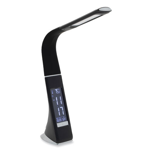 V-Light Lrd Task Lamp With Digital Display Gooseneck 16" High Black