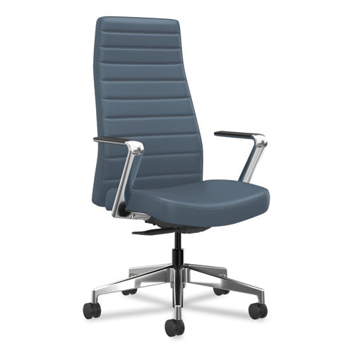 HON Cofi Executive High Back Chair Supports Up To 300 Lb15.5 To 20.5 Seat Height Nimbus Seat/back Polished Aluminum Base