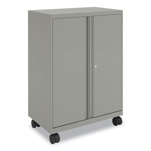 HON Smartlink Mobile Cabinet 10 Compartments 30wx18dx42.32h Platinum Metallic