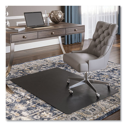 Deflecto Economat Carpet Chair Mat Rectangular 36x48 Black