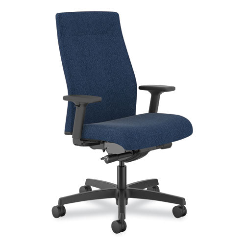 HON Ignition 2.0 Upholstered Mid-back Task Chair 17" To 21.5" Seat Height Navy Fabric Seat/back