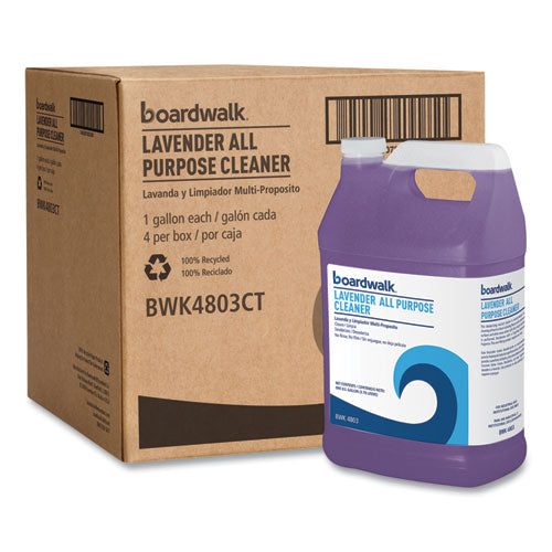 Boardwalk All Purpose Cleaner Lavender Scent 128 Oz Bottle 4/Case