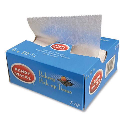 Handy Wacks© Bakery Pick-up Tissue 10.75x6 1000/box 10 Boxes/Case