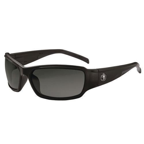 Ergodyne Skullerz Thor Anti-scratch And Enhanced Anti-fog Safety Glasses Black Frame Smoke Polycarbonate Lens Ships In 1-3 Bus Days