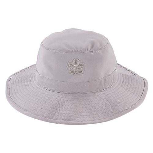 Ergodyne Chill-its 8939 Cooling Bucket Hat Polyester/spandex One Size Fits Most Gray