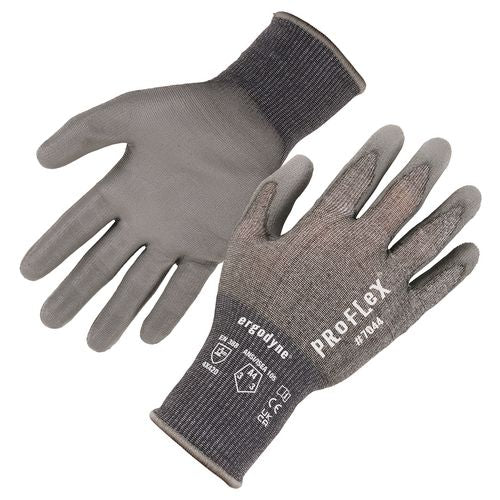 Ergodyne Proflex 7044 Ansi A4 Pu Coated Cr Gloves Gray X-small Pair