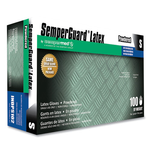 SemperGuard Latex Gloves Cream Small 100/box 10 Boxes/Case