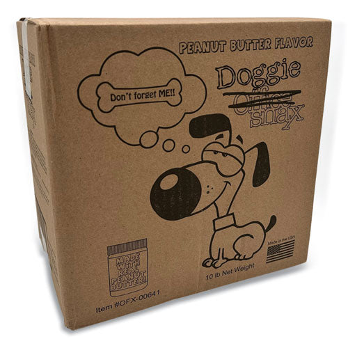 Office Snax Doggie Biscuits Peanut Butter 10 Lb Box