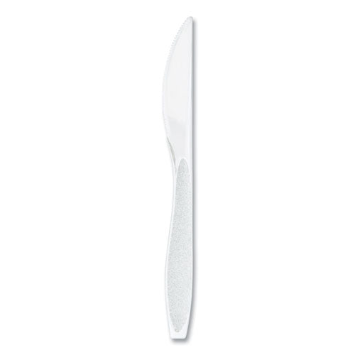 SOLO Impress Heavyweight Full-length Polystyrene Cutlery Knife White 100/box