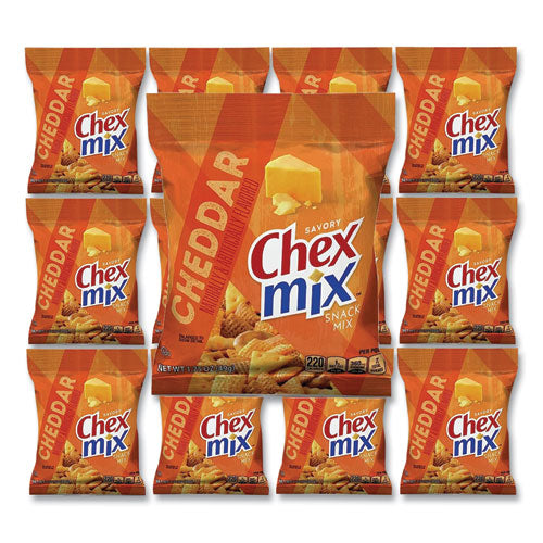 Chex Mix Snacks Cheddar 3.75 Oz Bag 8/Case