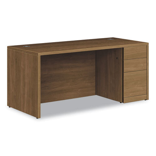 HON 10500 Series Single Pedestal Desk Right Pedestal: Box/box/file 66"x30"x29.5" Pinnacle