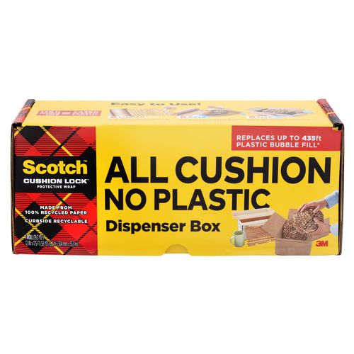 Scotch™ Cushion Lock Protective Wrap 12"x150 Ft Brown