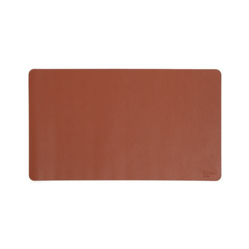 Smead™ Vegan Leather Desk Pads 23.6"x13.7" Brown