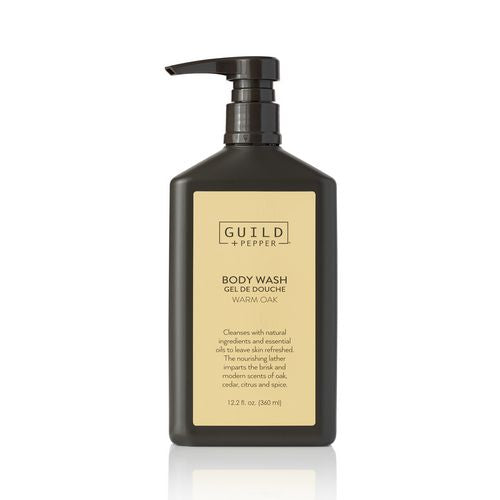 Guild+Pepper Shower Gel Warm Oak 12.2 Oz Bottle 12/Case