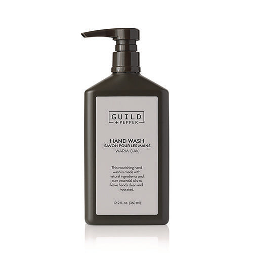 Guild+Pepper Hand Wash Warm Oak 12.2 Oz Bottle 12/Case
