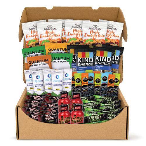 Snack Box Pros Energy Snack Box 60 Assorted Snacks/box