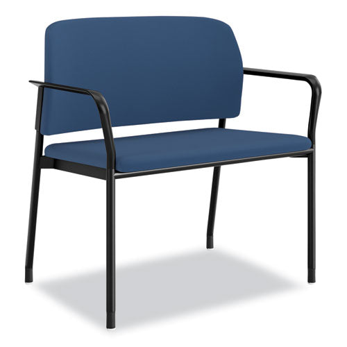 HON Accommodate Series Bariatric Chair With Arms 33.5"x21.5"x32.5" Elysian Seat Elysian Back Charblack Legs