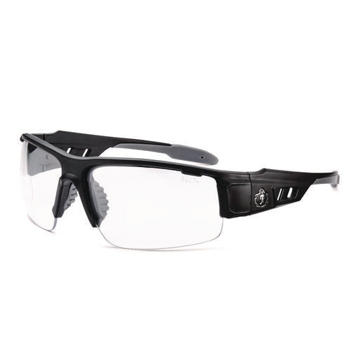 Ergodyne Skullerz Dagr Anti-scratch And Enhanced Anti-fog Safety Glasses Black Frame Clear Polycarbonate Lens Ships In 1-3 Bus Days