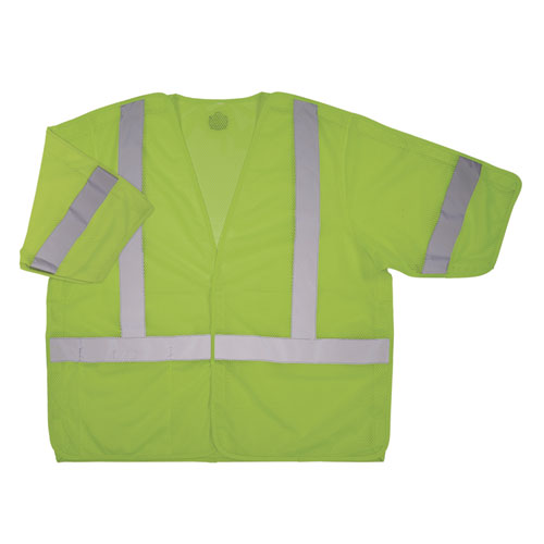 Ergodyne Glowear 8315ba Class 3 Hi-vis Breakaway Safety Vest 2x-large To 3x-large Lime