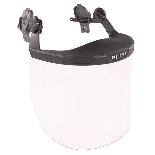 Ergodyne Skullerz 8995 Anti-scratch And Anti-fog Hard Hat Face Shield With Adapter For Full Brim Clear Lens Ships In 1-3 Bus Days