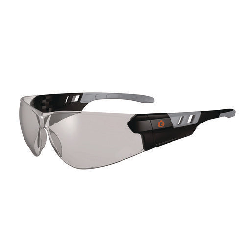Ergodyne Skullerz Saga Anti-scratch/anti-fog Safety Glasses Matte Black Frameless Indoor/outdoor Polycarb Lensships In 1-3 Bus Days