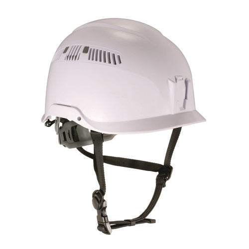 Ergodyne Skullerz 8977 Class C Safety Helmet With Adjustable Venting 6-point Rachet Suspension White