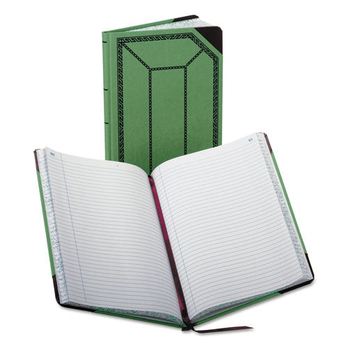 Account Record Book, Record-style Rule, Green/black/red Cover, 12.13 X 7.44 Sheets, 300 Sheets/book