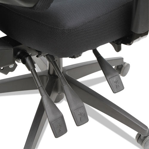 Alera Wrigley Series 24/7 High Performance Mid-back Multifunction Task Chair, Supports Up To 275 Lb, Gray, Black Base