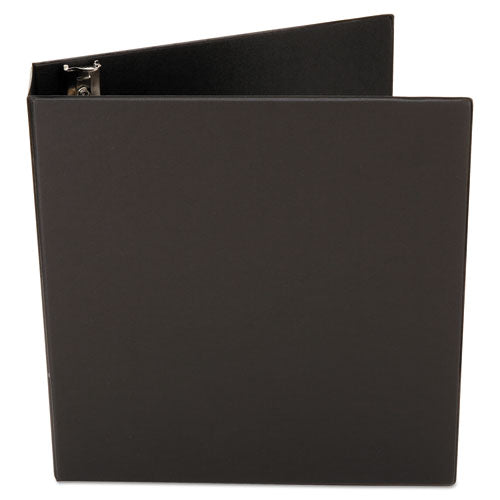 Deluxe Non-view D-ring Binder With Label Holder, 3 Rings, 2" Capacity, 11 X 8.5, Black