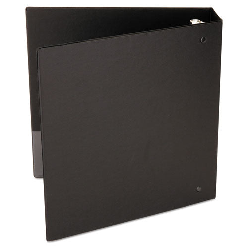 Deluxe Non-view D-ring Binder With Label Holder, 3 Rings, 2" Capacity, 11 X 8.5, Black