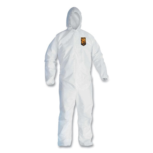 A40 Elastic-cuff, Ankle, Hood And Boot Coveralls, 3x-large, White, 25/carton