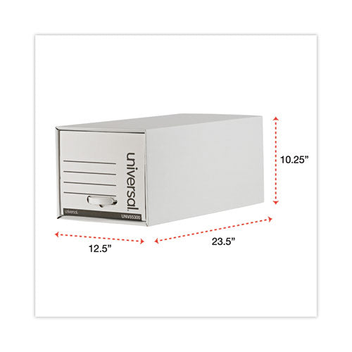 Heavy-duty Storage Drawers, Letter Files, 14" X 25.5" X 11.5", White, 6/carton