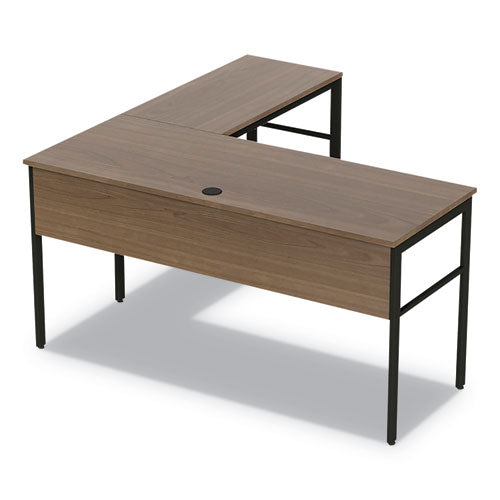 Urban Series Desk Workstation, 47.25" X 23.75" X 29.5", Natural Walnut