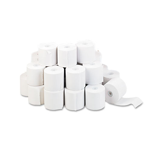 Impact And Inkjet Print Bond Paper Rolls, 0.5" Core, 2.25" X 126 Ft, White, 100/carton