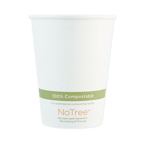 Notree Paper Hot Cups, 16 Oz, Natural, 1,000/carton