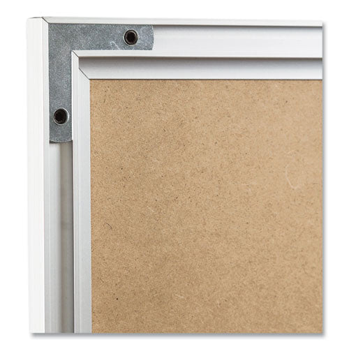 Melamine Dry Erase Board, 24 X 18, White Surface, Silver Aluminum Frame