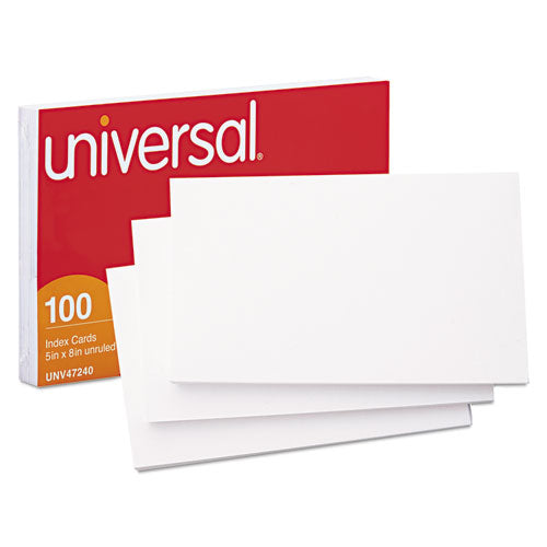 Index Cards, Ruled, 5 X 8, Assorted, 100/pack