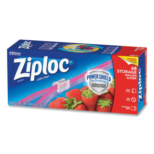 Ziploc Brand Holiday Slider Storage Gallon Bags, 12 Count