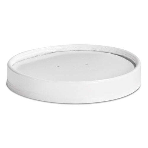 Vented Paper Lids, Fits 8 Oz To 16 Oz Cups, White, 25/sleeve, 40 Sleeves/carton