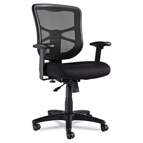 Alera Elusion Series Mesh Mid-back Swivel/tilt Chair, Supports Up To 275 Lb, 17.9" To 21.8" Seat Height, Red