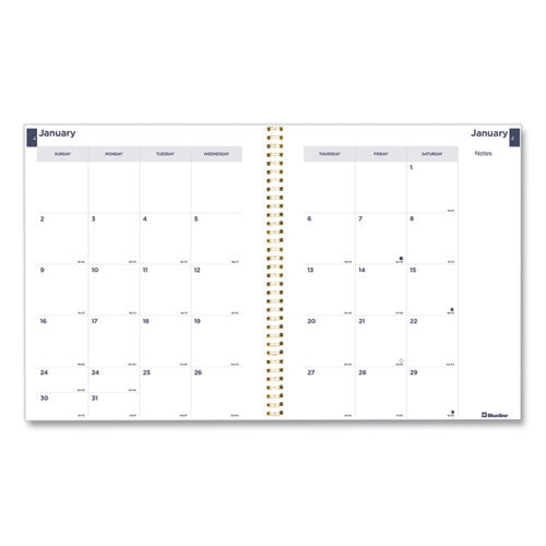 Monthly 14-month Planner, Spring Floral Watercolor Artwork, 11 X 8.5, Multicolor Cover, 14-month (dec To Jan): 2022 To 2024