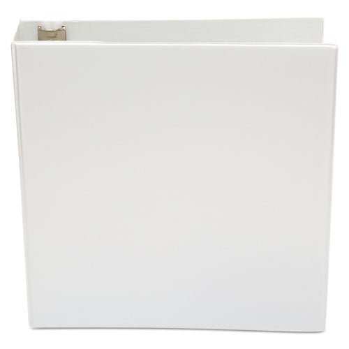 Economy Round Ring View Binder, 3 Rings, 3 Capacity, 11 x 8.5, White -  Office Express Office Products